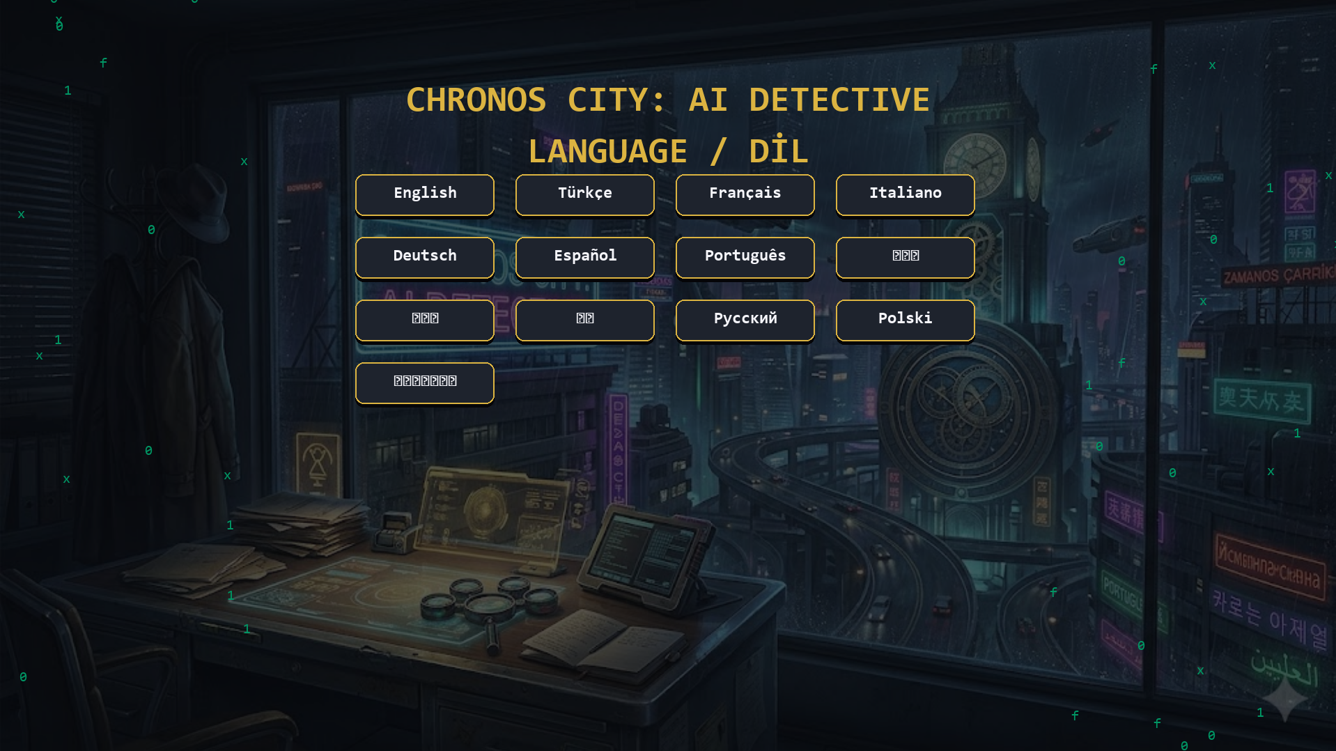 ChoronosCityAİDetective スクリーンショット
