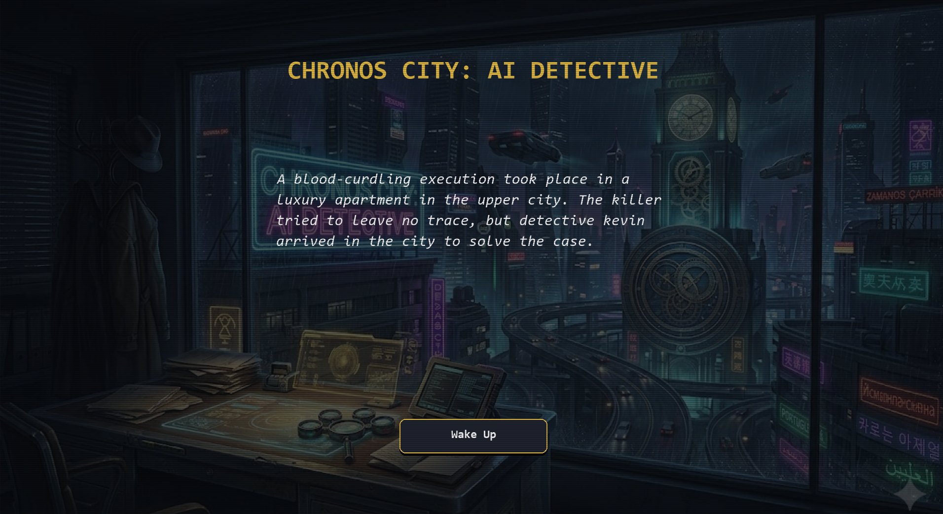 ChoronosCityAİDetective スクリーンショット