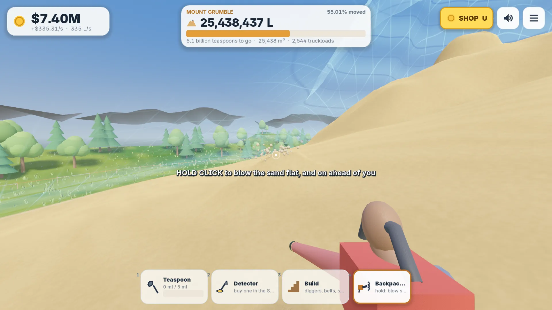 Move the Mountain with a Spoon スクリーンショット