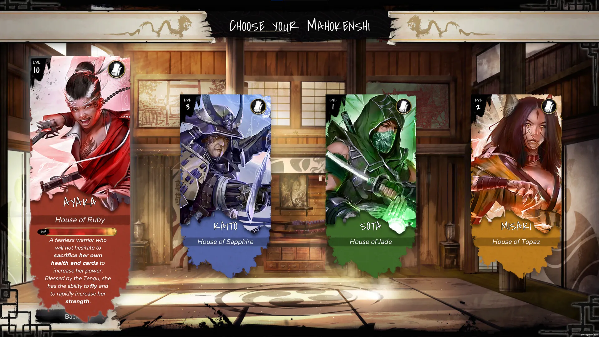 Mahokenshi - The Samurai Deckbuilder スクリーンショット