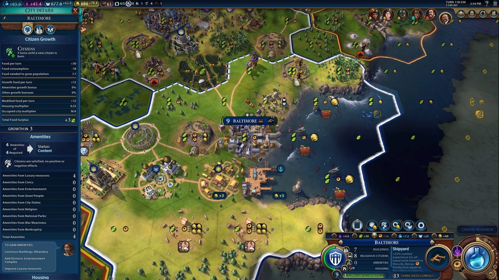Sid Meier's Civilization VI スクリーンショット