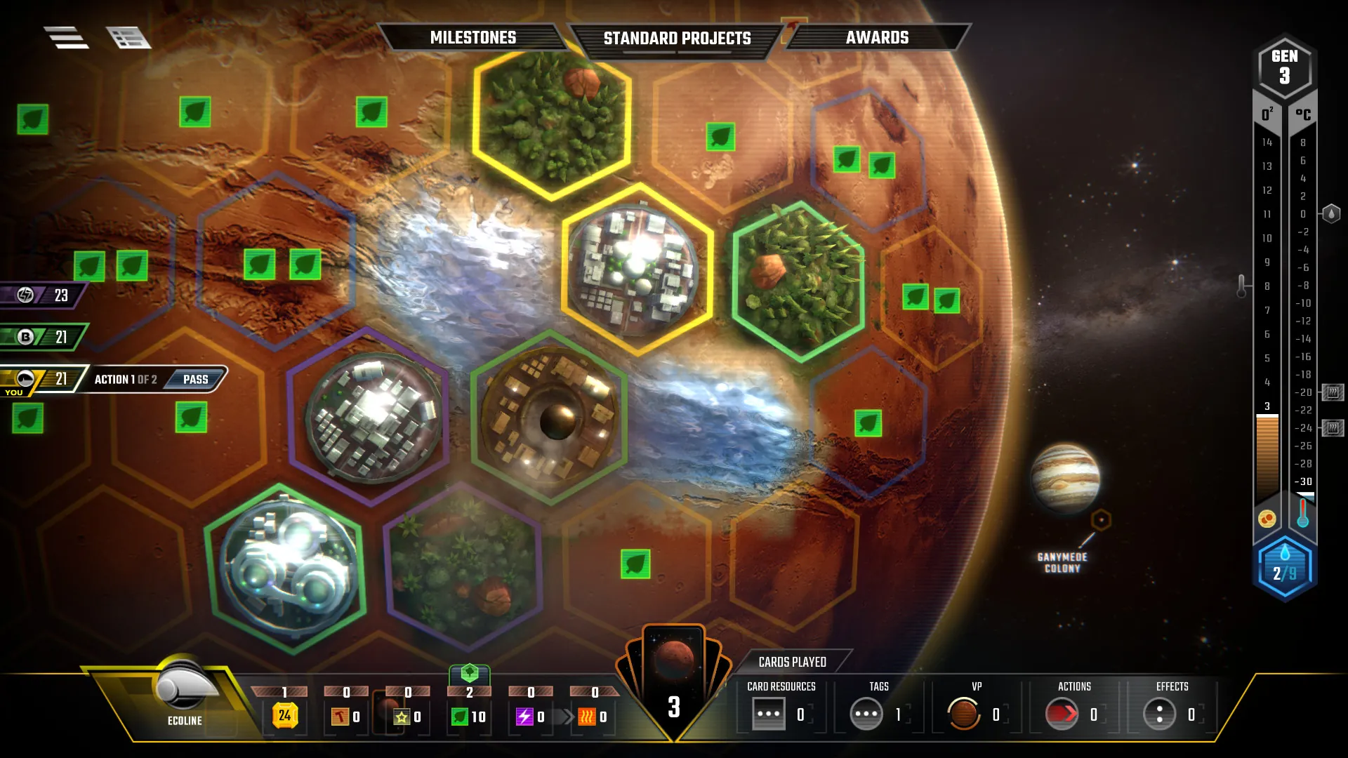 Terraforming Mars スクリーンショット