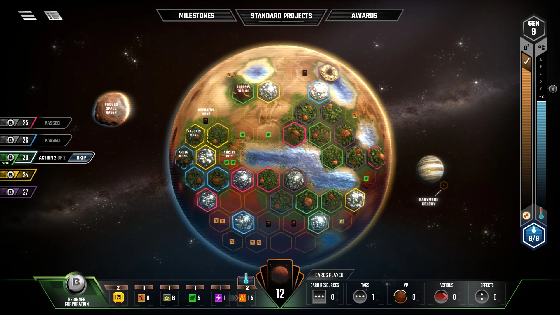Terraforming Mars スクリーンショット